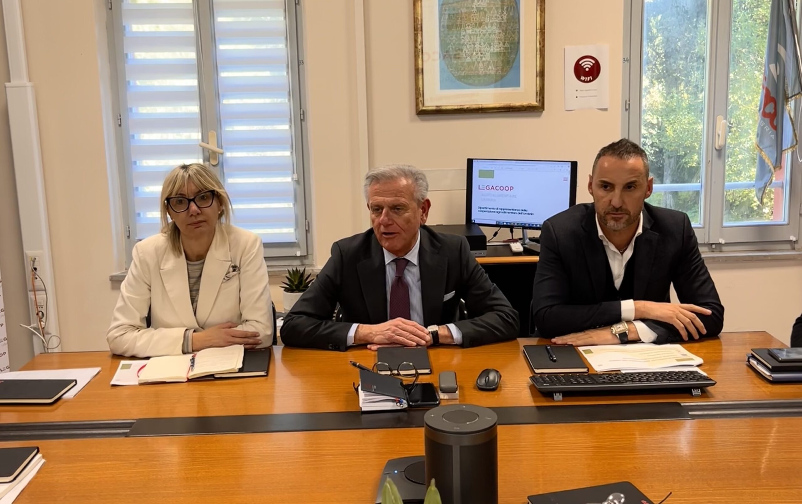 SX Meloni, Danilo Valenti, DX Radicchi